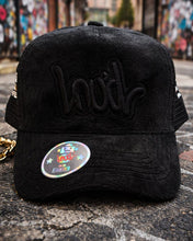 Load image into Gallery viewer, BLACK &amp; BLACK LOUD VELVET HAT
