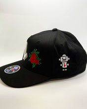 Load image into Gallery viewer, L BLACK  ROSE HAT
