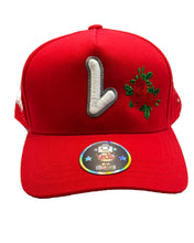 Load image into Gallery viewer, L RED ROSE HAT
