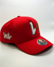 Load image into Gallery viewer, L RED ROSE HAT
